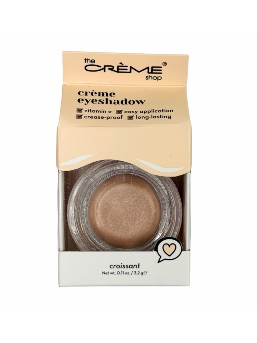 The Crème Shop Crème Eyeshadow - 0.11 oz / 3.2g - Croissant